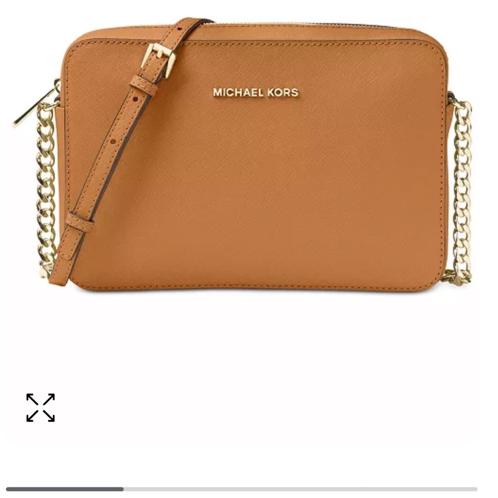 Michael Kors Leather Jet Set East West Crossbody
